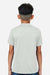 Team 365 TT15Y Youth Zone Performance Mesh Short Sleeve Crewneck T-Shirt Silver Grey Model Back