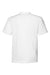 Team 365 TT15Y Youth Zone Performance Mesh Short Sleeve Crewneck T-Shirt White Flat Back