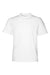 Team 365 TT15Y Youth Zone Performance Mesh Short Sleeve Crewneck T-Shirt White Flat Front