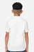 Team 365 TT15Y Youth Zone Performance Mesh Short Sleeve Crewneck T-Shirt White Model Back