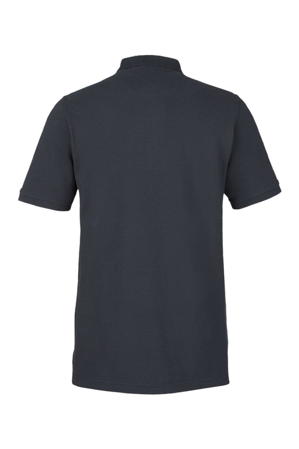 Harriton M205 Mens Valiant Snag Resistant Short Sleeve Polo Shirt Dark Charcoal Grey Flat Back