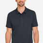 Harriton Mens Valiant Snag Resistant Short Sleeve Polo Shirt - Dark Charcoal Grey - New