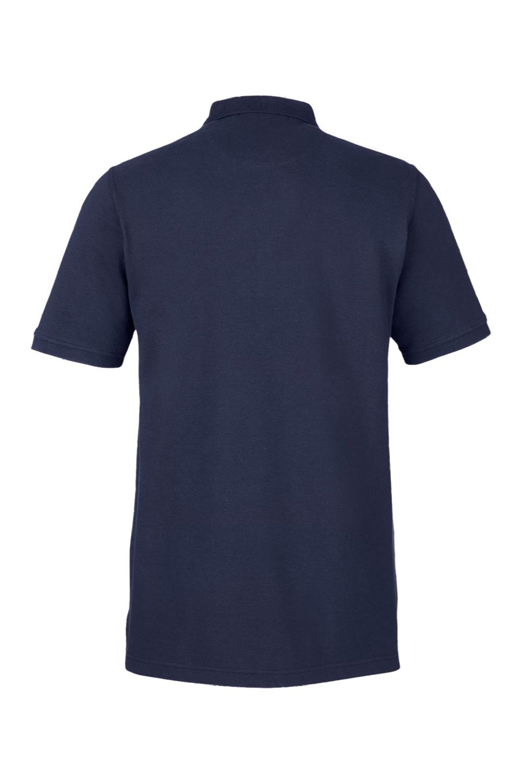 Harriton M205 Mens Valiant Snag Resistant Short Sleeve Polo Shirt Dark Navy Blue Flat Back