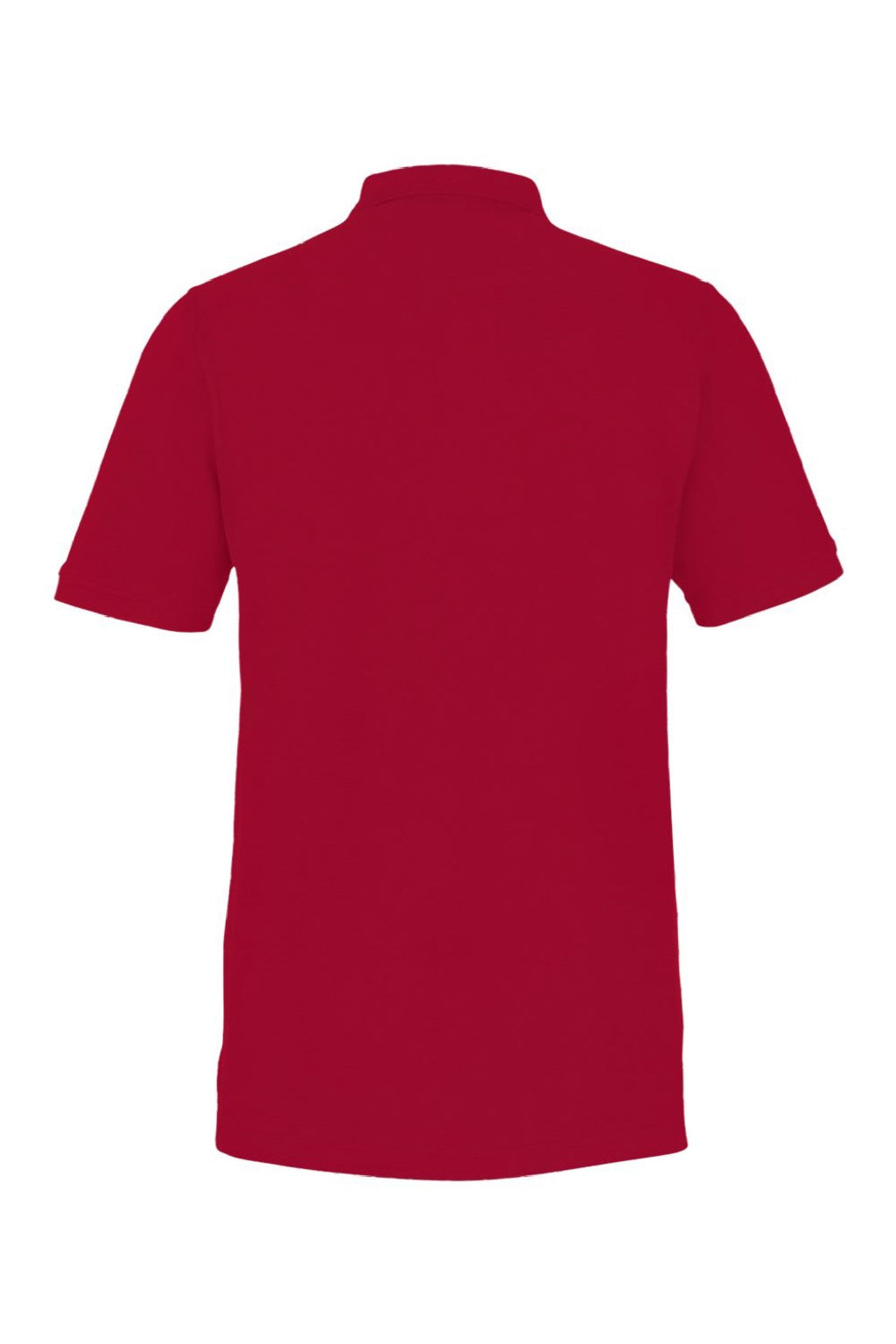 Harriton M205 Mens Valiant Snag Resistant Short Sleeve Polo Shirt Red Flat Back