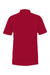 Harriton M205 Mens Valiant Snag Resistant Short Sleeve Polo Shirt Red Flat Back