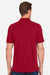 Harriton M205 Mens Valiant Snag Resistant Short Sleeve Polo Shirt Red Model Back