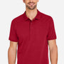 Harriton Mens Valiant Snag Resistant Short Sleeve Polo Shirt - Red - New