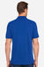 Harriton M205 Mens Valiant Snag Resistant Short Sleeve Polo Shirt True Royal Blue Model Back