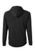 Swannies Golf SWC100 Mens Camden Hooded Sweatshirt Hoodie w/ Pockets Heather Black Flat Back