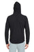 Swannies Golf SWC100 Mens Camden Hooded Sweatshirt Hoodie w/ Pockets Heather Black Model Back