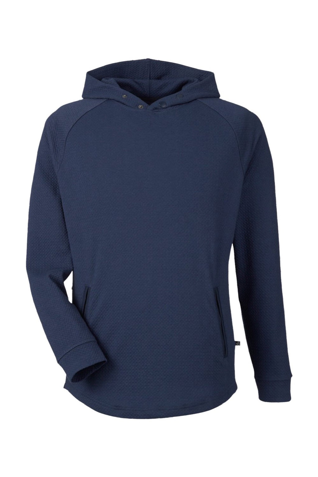 Swannies Golf SWC100 Mens Camden Hooded Sweatshirt Hoodie w/ Pockets Navy Blue Flat Front