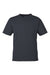 Harriton M118 Mens Charge Moisture Wicknig Short Sleeve Crewneck T-Shirt Dark Charcoal Grey Flat Front