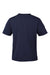 Harriton M118 Mens Charge Moisture Wicknig Short Sleeve Crewneck T-Shirt Dark Navy Blue Flat Back