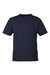 Harriton M118 Mens Charge Moisture Wicknig Short Sleeve Crewneck T-Shirt Dark Navy Blue Flat Front