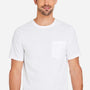 Harriton Mens Charge Moisture Wicking Short Sleeve Crewneck T-Shirt w/ Pocket - White - Coming Soon