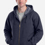 Berne Mens Heritage Full Zip Hooded Sweatshirt Hoodie w/ Pockets - Navy Blue - Coming Soon
