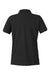 Harriton M205W Womens Valiant Snag Resistant Short Sleeve Polo Shirt Black Flat Back