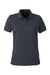 Harriton M205W Womens Valiant Snag Resistant Short Sleeve Polo Shirt Dark Charcoal Grey Flat Front