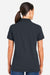Harriton M205W Womens Valiant Snag Resistant Short Sleeve Polo Shirt Dark Charcoal Grey Model Back