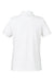 Harriton M205W Womens Valiant Snag Resistant Short Sleeve Polo Shirt White Flat Back