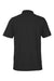 Harriton M205P Mens Valiant Snag Resistant Short Sleeve Polo Shirt w/ Pocket Black Flat Back