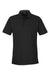 Harriton M205P Mens Valiant Snag Resistant Short Sleeve Polo Shirt w/ Pocket Black Flat Front