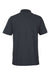 Harriton M205P Mens Valiant Snag Resistant Short Sleeve Polo Shirt w/ Pocket Dark Charcoal Grey Flat Back