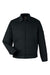 Harriton M721/M721T Mens ClimaBloc Station Full Zip Jacket Black Flat Front