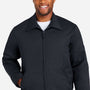 Harriton Mens ClimaBloc Station Full Zip Jacket - Dark Charcoal Grey - New