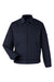 Harriton M721/M721T Mens ClimaBloc Station Full Zip Jacket Dark Navy Blue Flat Front