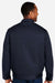 Harriton M721/M721T Mens ClimaBloc Station Full Zip Jacket Dark Navy Blue Model Back