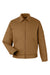 Harriton M721/M721T Mens ClimaBloc Station Full Zip Jacket Duck Brown Flat Front