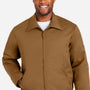 Harriton Mens ClimaBloc Station Full Zip Jacket - Duck Brown - New