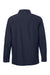 Harriton M72 Mens Flex Twill Long Sleeve Button Down Shirt w/ Pocket Dark Navy Blue Flat Back