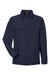 Harriton M72 Mens Flex Twill Long Sleeve Button Down Shirt w/ Pocket Dark Navy Blue Flat Front