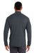 Swannies Golf SWE500 Mens Emery 1/4 Zip Sweatshirt Heather Black Model Back