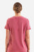 Onna NN310 Unisex Invincible Stretch V-Neck Scrub Top w/ Pockets Calm Pink Model Back