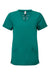 Onna NN310 Unisex Invincible Stretch V-Neck Scrub Top w/ Pockets Clean Green Flat Front