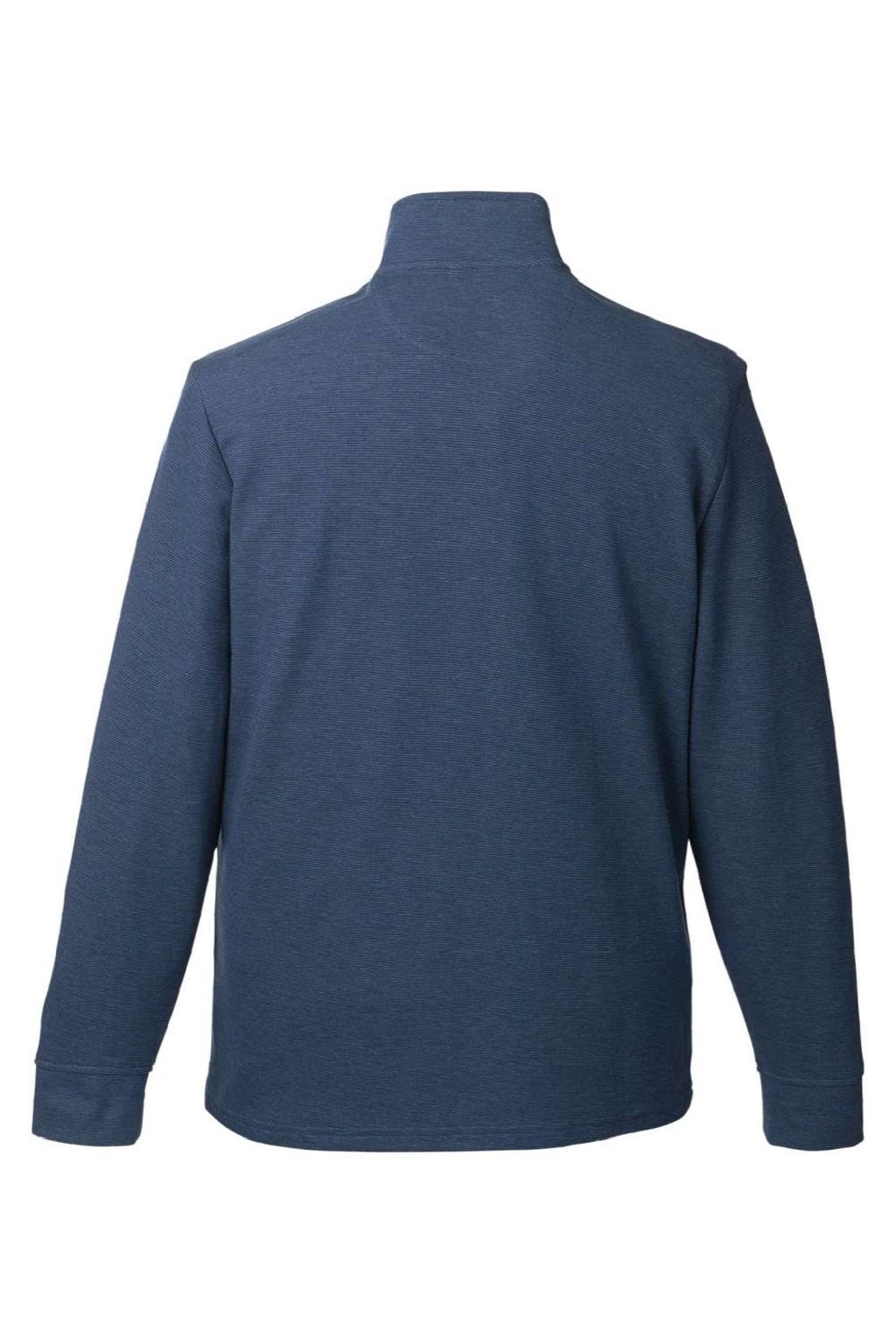 Vineyard Vines K002708 Mens Saltwater 1/4 Zip Sweatshirt Deep Bay Blue Flat Back