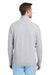 Vineyard Vines K002708 Mens Saltwater 1/4 Zip Sweatshirt Granite Grey Model Back