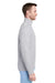 Vineyard Vines K002708 Mens Saltwater 1/4 Zip Sweatshirt Granite Grey Model Side