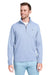 Vineyard Vines K002708 Mens Saltwater 1/4 Zip Sweatshirt Jake Blue Model Front