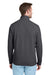 Vineyard Vines K002708 Mens Saltwater 1/4 Zip Sweatshirt Jet Black Model Back