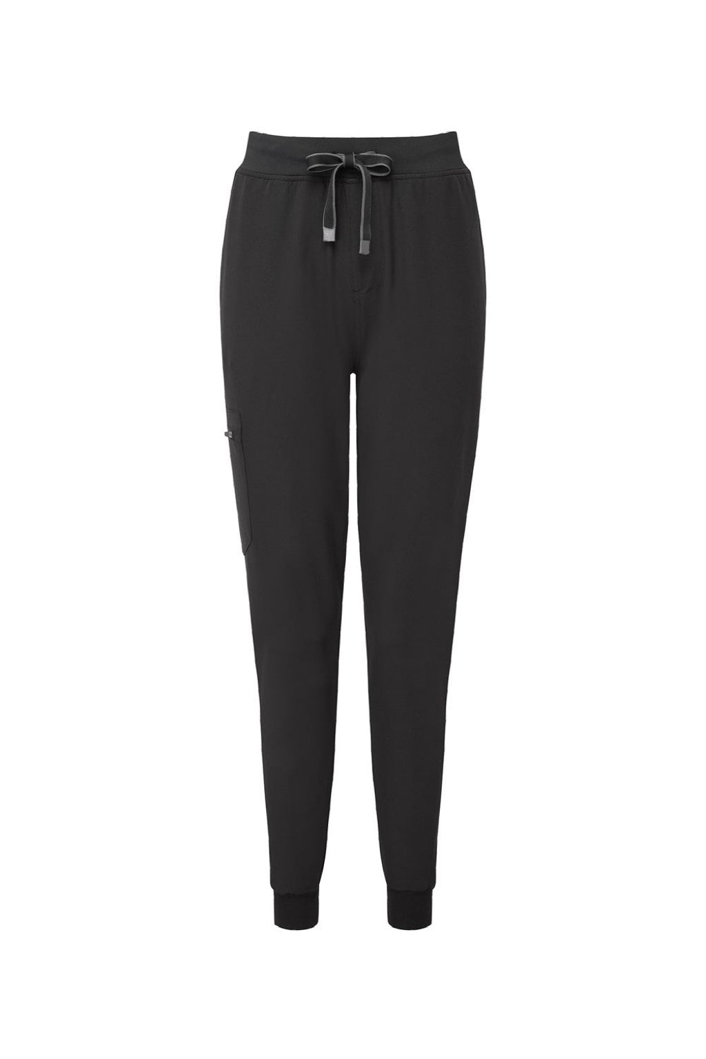 Onna NN610 Unisex Energized Stretch Jogger Scrub Pants w/ Pockets Black Flat Front