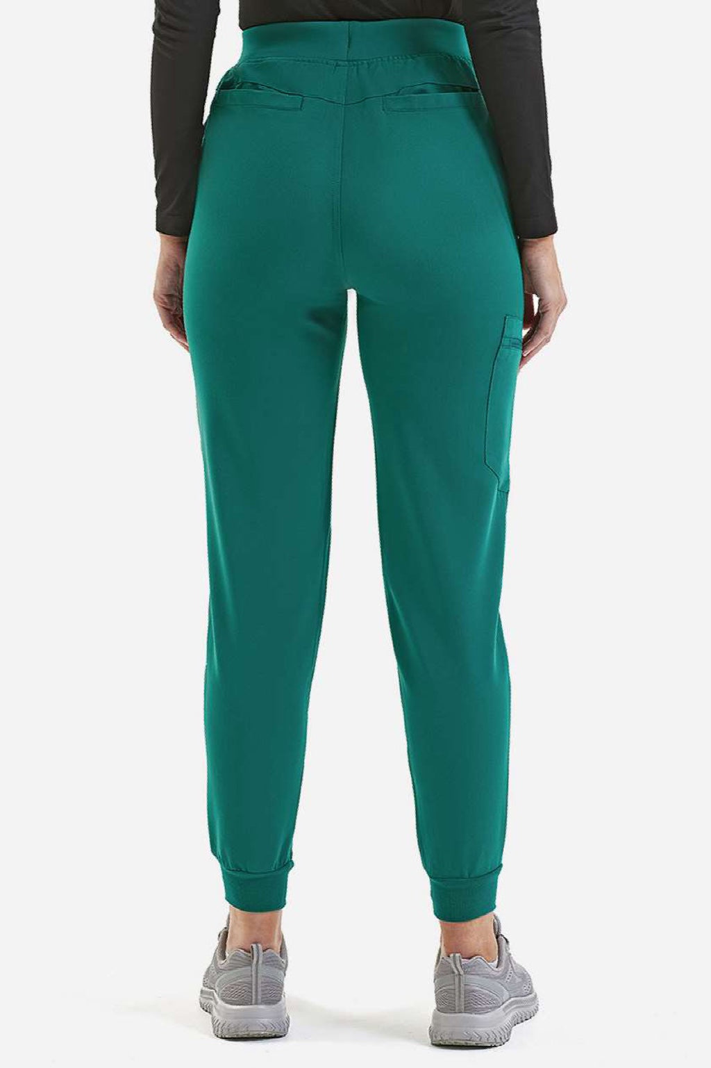 Onna NN610 Unisex Energized Stretch Jogger Scrub Pants w/ Pockets Clean Green Model Back