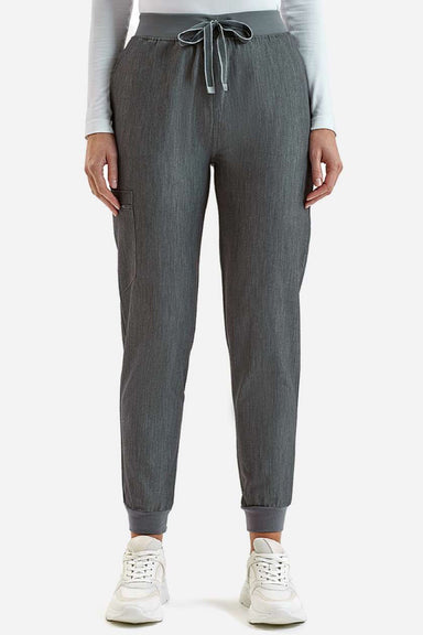 Onna NN610 Unisex Energized Stretch Jogger Scrub Pants w/ Pockets Dynamo Grey Model Front
