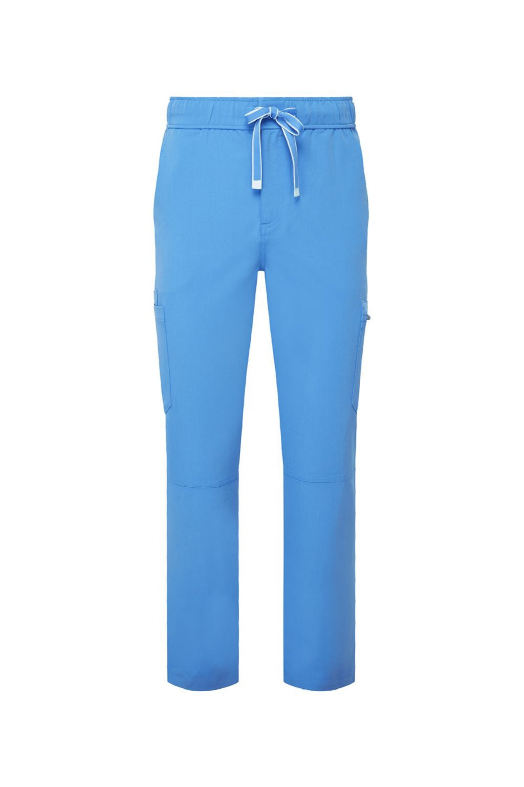 Onna NN500 Mens Relentless Stretch Cargo Scrub Pants w/ Pockets Ceil Blue Flat Front