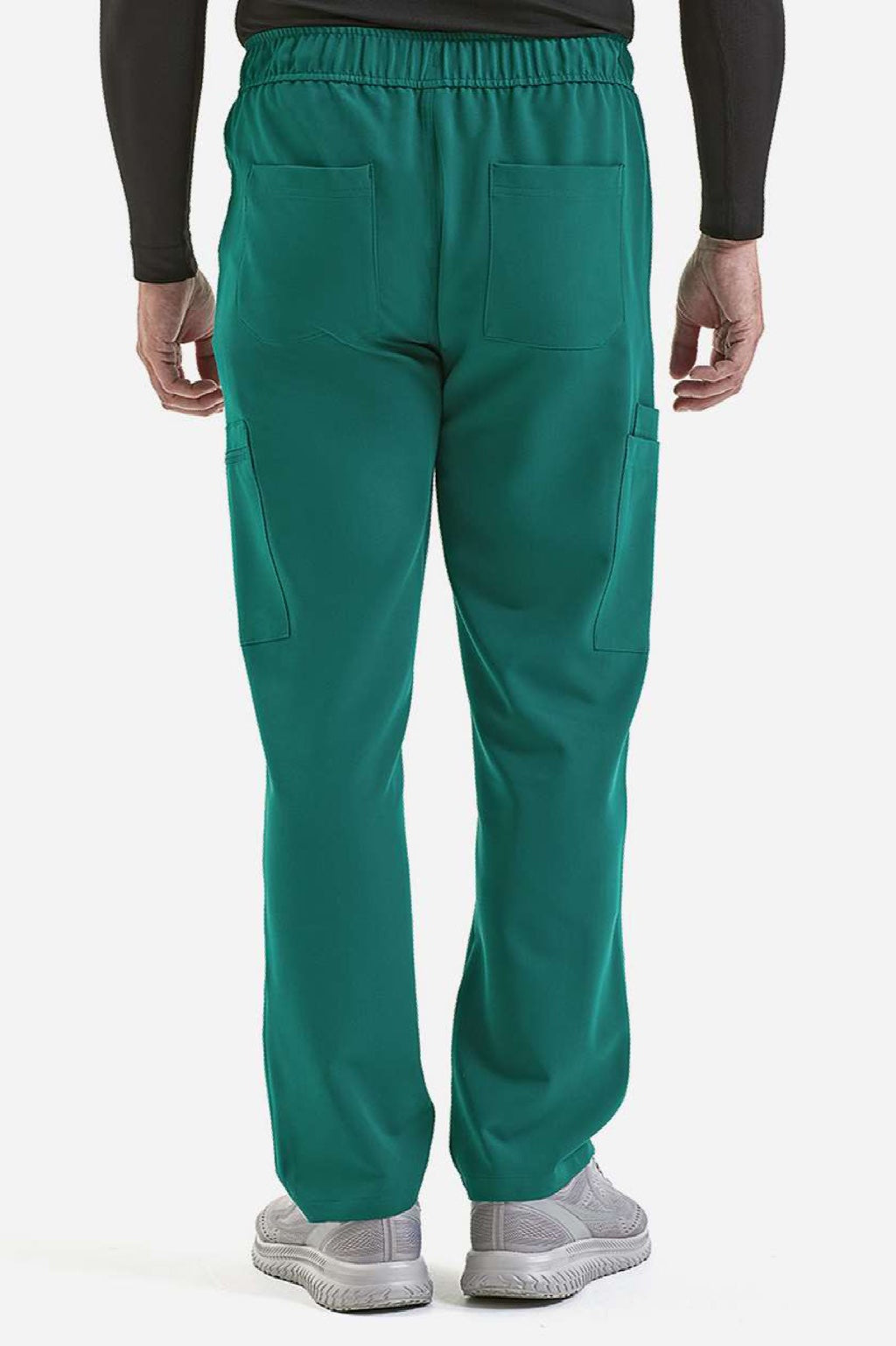 Onna NN500 Unisex Relentless Stretch Cargo Scrub Pants Clean Green Model Back