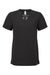 Onna NN300 Unisex Limitless Stretch V-Neck Scrub Top w/ Pocket Black Flat Front