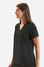 Onna NN300 Unisex Limitless Stretch V-Neck Scrub Top w/ Pocket Black Model Side
